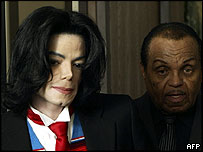 Michael Jackson e seu pai, Joe Jackson