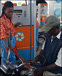 Posto de combustíveis na Nigéria