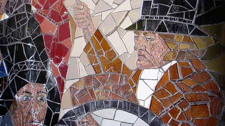 Newport rising mural