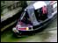 Narrowboat entering Gloucester Lock