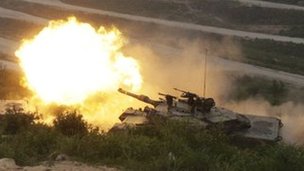 تدريبات عسكرية بين الولايات المتحدة وكوريا الجنوبية في يونيو / حزيران الماضي