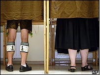 Дільниця для голосування в Баварії