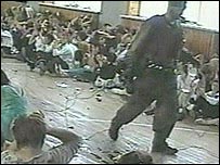 टेलीविज़न पर दिखाई गई तस्वीर