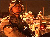 इराक़ में मौजूद अमरीकी फ़ौजी