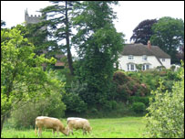 德文郡幽静乡间地区