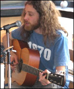 Carl Woodford performing in Mojos Music Cafe