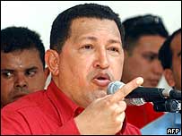 Venezuela lider Hugo Chavez