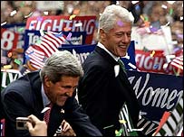 केरी और क्लिंटन