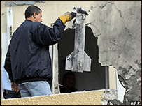 Foguete é recolhido em Sderot