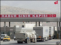 گذرگاه خابور در مرز عراق و ترکيه