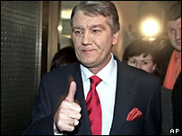 Muhalefet lideri Viktor Yuşçenko
