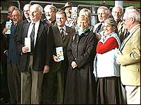People at Norwich train station for the launch.