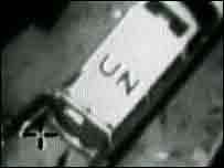 اسرائيل ادعا کرده بود اين تصاوير نشان می دهد پيکارجويان موشکی را به آمبولانس سازمان ملل انتقال داده اند