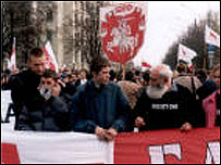 Протести опозиції в Білорусі