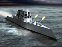 O destróier americano DD(X)