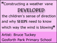 Quote from artist Bruce Tuckey