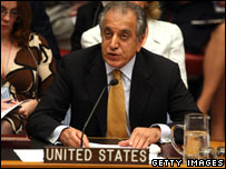 Ông Zalmay Khalilzad, đặc phái viên Mỹ tại LHQ