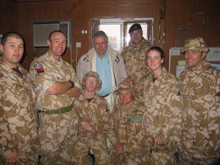 Martin Bell poses with the MT