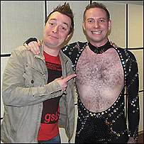 Matt Holbrook and Ed George as 'Robbie'