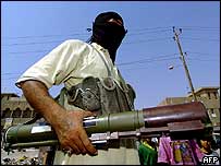 Militante na Cidade de Sadr