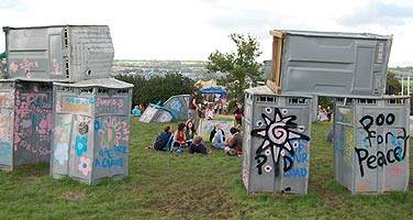 Banksy's Glastonbury monument
