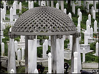 Aliya İzzetbegoviç'in mezarı