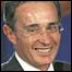 O presidente da Colômbia, Álvaro Uribe