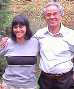 Mandy with her Ugandan Asian father