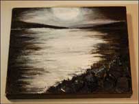 Whitby artist Susan Goodall uses jet in her paintings