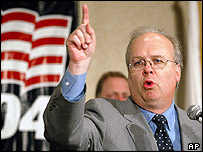 Karl Rove, o principal estrategista da campanha de George W. Bush