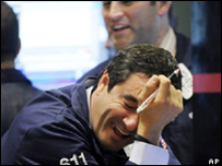 纽约证券交易所的交易员