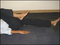 पाद संचालन की एक मुद्रा