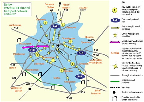 Derby transport plan