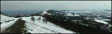 Malvern Hills in the snow