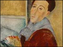 Auto-retrato, 1919. A. Modigliani. Cedido pelo MAC/USP