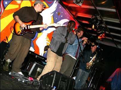 Cantaloop on the Friday Session Introducing stage at Nozstock 2009
