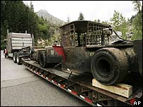 Equipamento utilizado para tentar resgatar os mineiros presos