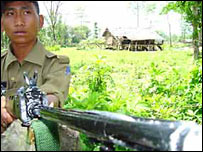 Một lính biên phòng Ấn Độ ở Arunachan Pradesh