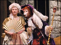 A scene from Puss In Boots at The Maddermarket