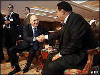 Olmert ve Mübarek