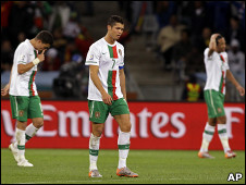 حزن رونالدو ورفاقه