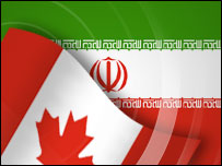 پرچم ايران و کانادا