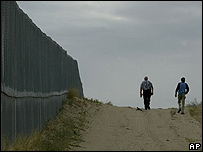 میکسیکو اور امریکہ کی سرحد