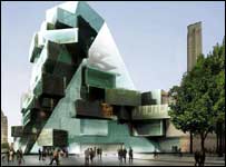 Esboço da expansão do Tate Modern