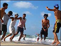 Foto que integra campanha para mudar imagem de Gaza