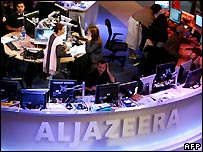 Redação da Al Jazeera International em Doha