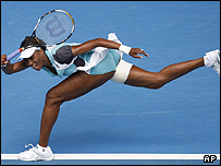 Venus Williams em foto no início deste ano