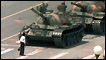 Student protest in Tiananmen Square
