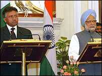 مشرف اور منموہن