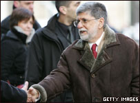 O ministro brasileiro do Comércio Exterior, Celso Amorim